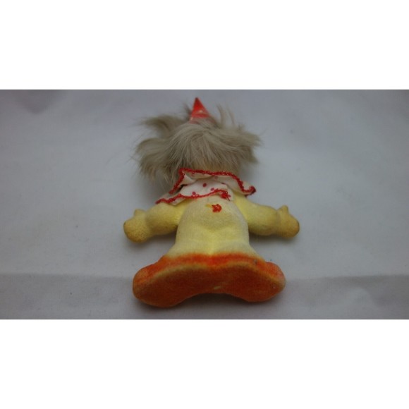 Vintage Josef Originals Clown Figurine Flocked Finish - Cute and Scarce - Picture 7 of 7